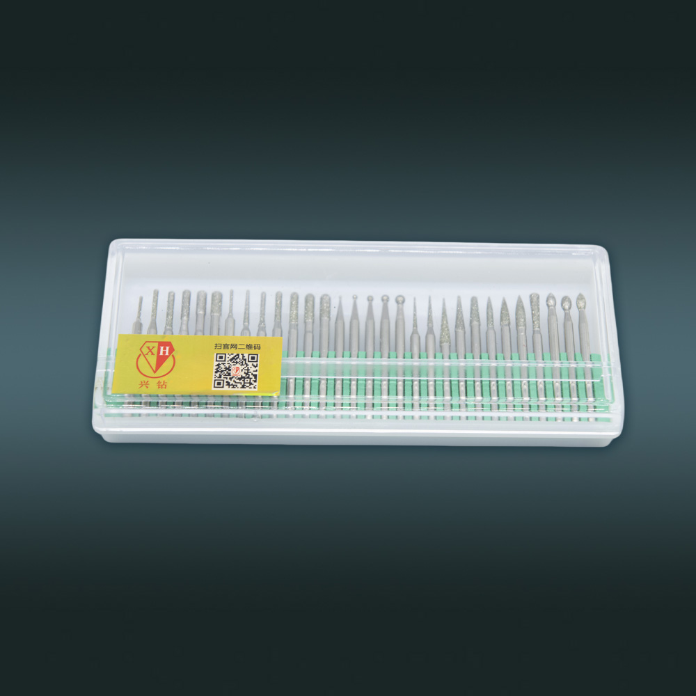 Electroplated diamond grinding needle